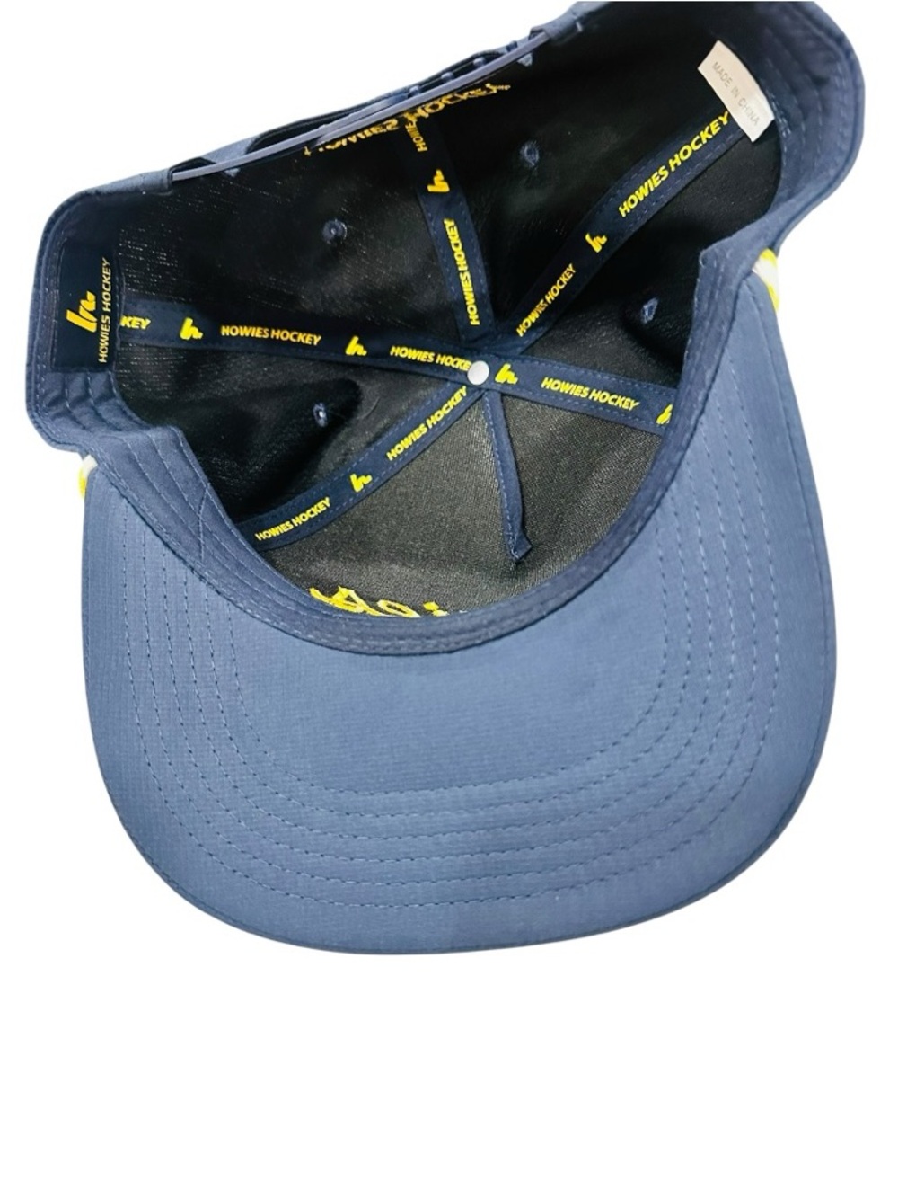 Howies Hockey Snapback The Tour Lid Color Rush Blue Yellow Rope Hat Adjustable - Picture 3 of 5